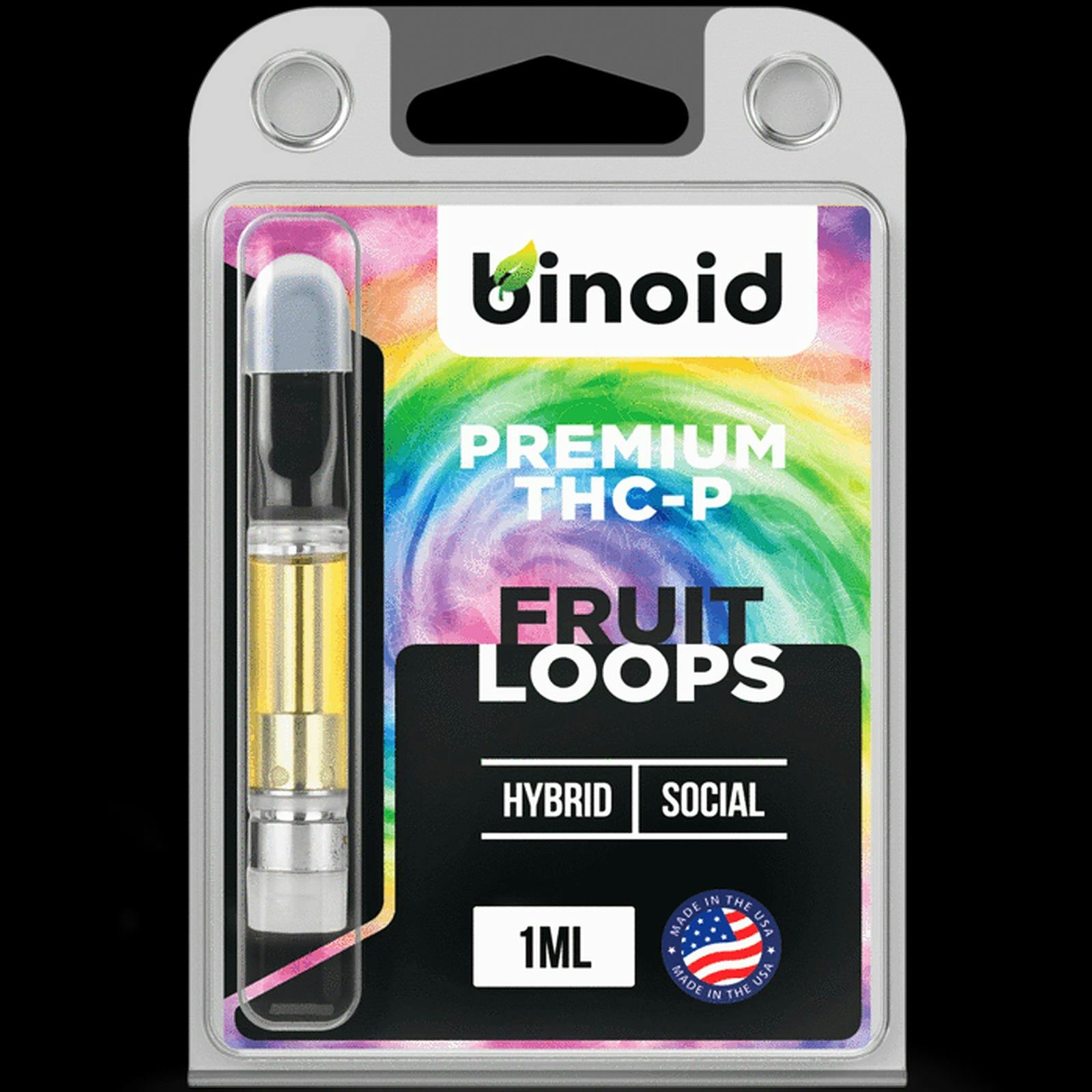 Binoid Premium THC-P Cartridges - Fruit Loops